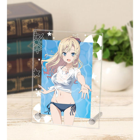 『ハイスクール・フリート』描き下ろし ヴィルヘルミーナ 海辺ver. A6アクリルパネル【202603再販】