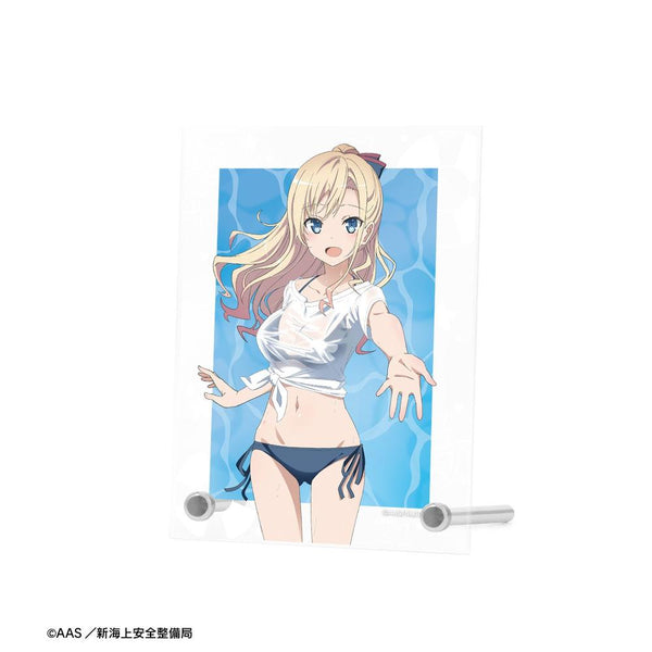 『ハイスクール・フリート』描き下ろし ヴィルヘルミーナ 海辺ver. A6アクリルパネル【202609再販】