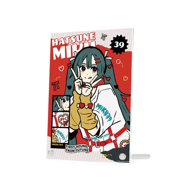 《初音未來》全新繪製 初音未來 心形版 Art by coalowl A5壓克力畫板 ver.A【202608再版】