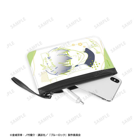 『ブルーロック』潔 世一 lette-graph PUレザーフラットポーチ【202507再販】