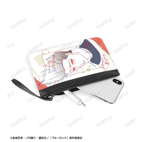 『ブルーロック』馬狼 照英 lette-graph PUレザーフラットポーチ【202602再販】