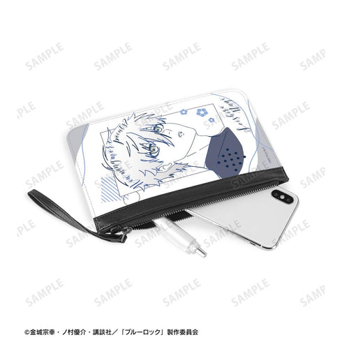 『ブルーロック』凪 誠士郎 lette-graph PUレザーフラットポーチ【202602再販】