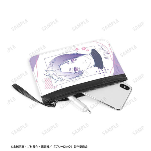 『ブルーロック』御影 玲王 lette-graph PUレザーフラットポーチ【202602再販】