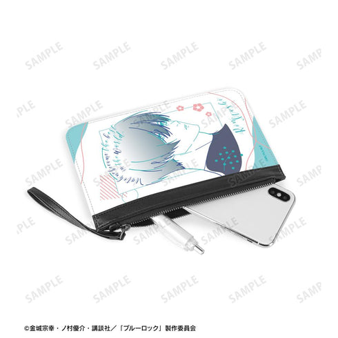 《蓝锁》糸师凛 lette-graph PU皮革平底收纳包【202501再版】
