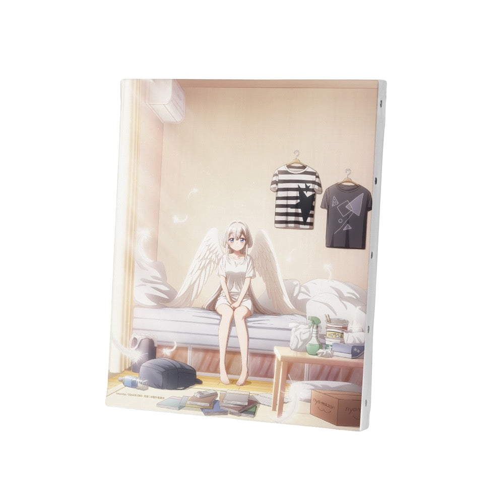 ☆【未使用】「ワンルーム、日当たり普通、天使つき。」キャンバスボード グッズ-ボード】TVアニメ「ワンルーム、日当たり普通、天使つき