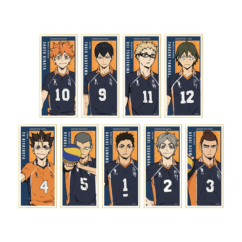 『ハイキュー!! ゴミ捨て場の決戦』トレーディングスタンド付き色紙 ver.A(単位/BOX)【202506再販】