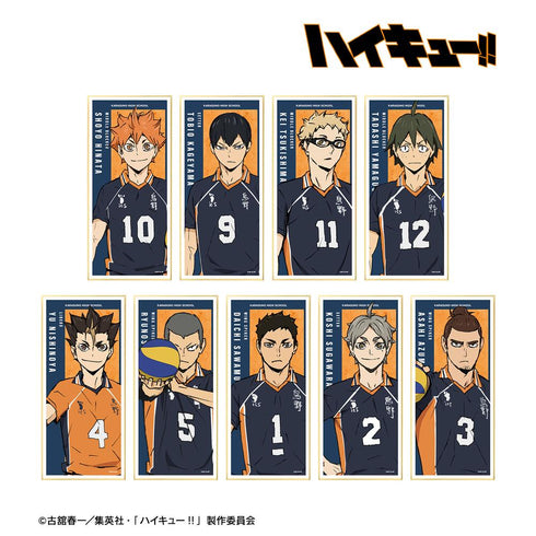 『ハイキュー!! ゴミ捨て場の決戦』トレーディングスタンド付き色紙 ver.A(単位/BOX)【202412再販】