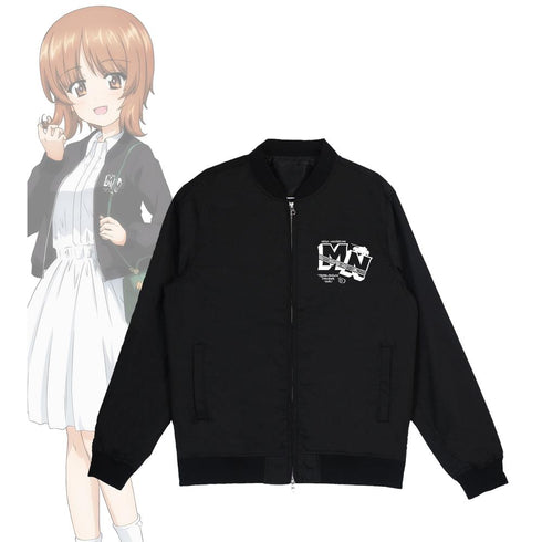 『ガールズ&パンツァー 最終章』描き下ろし デート私服ver. 西住みほ 着用 スタジアムジャケットユニセックス【202507再販】