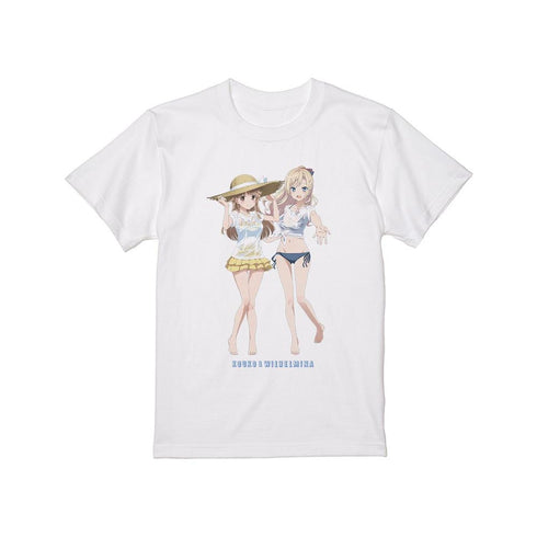 『ハイスクール・フリート』描き下ろし 納沙 幸子&ヴィルヘルミーナ 海辺ver. Tシャツレディース【202603再販】
