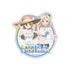 『ハイスクール・フリート』描き下ろし 納沙 幸子&ヴィルヘルミーナ 海辺ver. オーロラステッカー