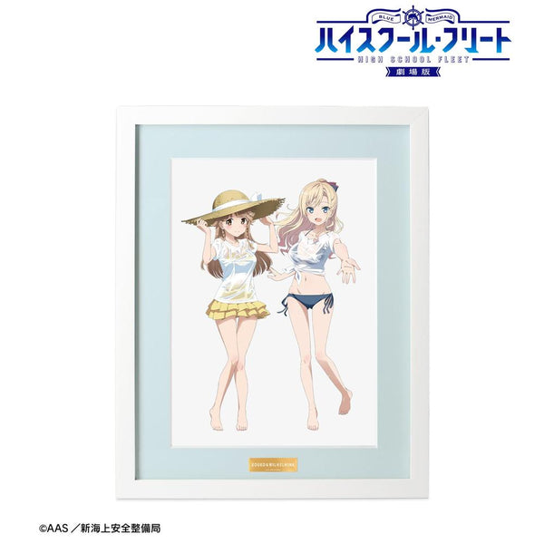 『ハイスクール・フリート』描き下ろし 納沙 幸子&ヴィルヘルミーナ 海辺ver. キャラファイングラフ【202609再販】