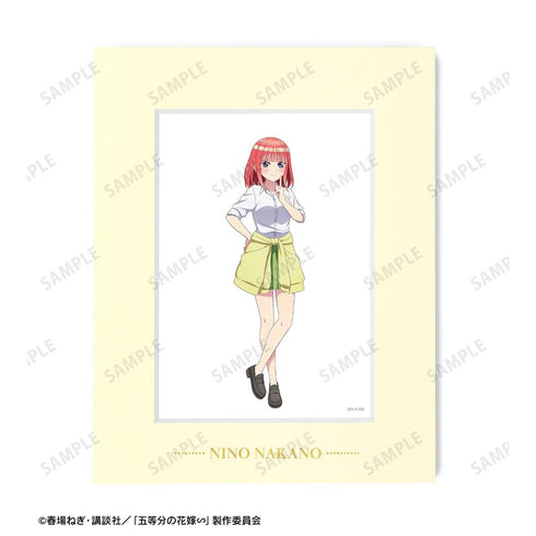 『五等分の花嫁∽』描き下ろし 中野二乃 衣装交換ver. 第2弾 キャラファインマット
