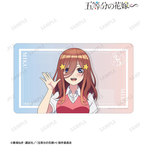 『五等分の花嫁∽』描き下ろし 中野三玖 衣装交換ver. 第2弾 マルチデスクマット