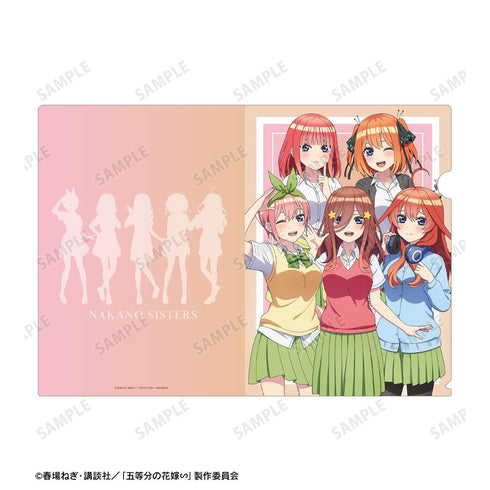 『五等分の花嫁∽』描き下ろし 集合 衣装交換ver. 第2弾 クリアファイル