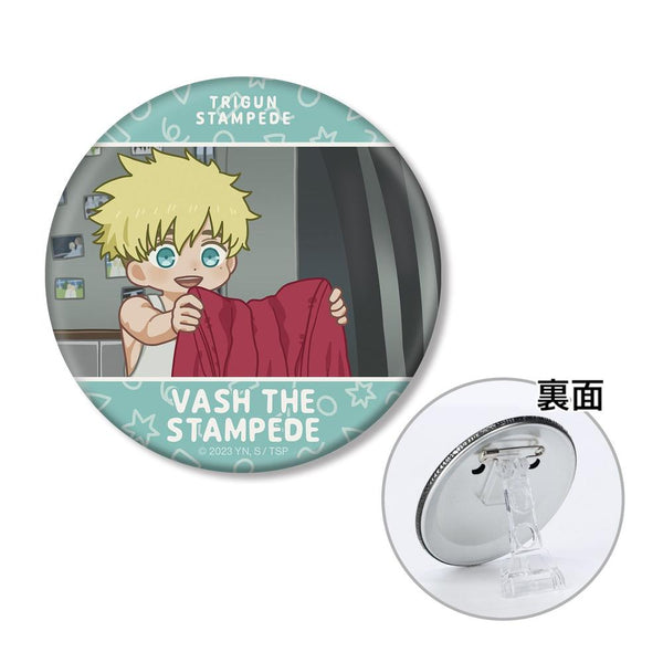 『TRIGUN STAMPEDE』ヴァッシュ・ザ・スタンピード ゆるコマ 3WAY缶バッジ ver.C【202609再販】