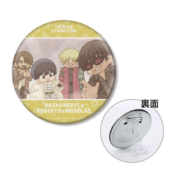 『TRIGUN STAMPEDE』集合 ゆるコマ 3WAY缶バッジ【202609再販】
