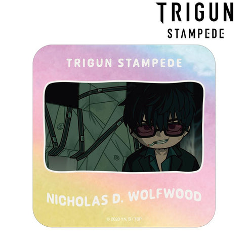 『TRIGUN STAMPEDE』ニコラス・D・ウルフウッド ゆるコマ オーロラステッカー ver.A