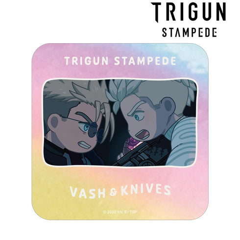 『TRIGUN STAMPEDE』ヴァッシュ&ナイヴズ ゆるコマ オーロラステッカー