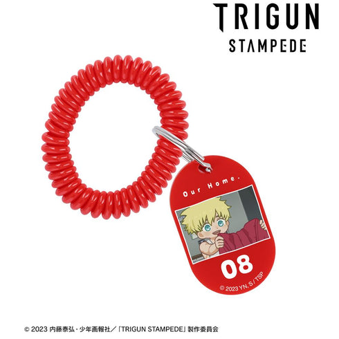 『TRIGUN STAMPEDE』ヴァッシュ・ザ・スタンピード ゆるコマ ロッカーキー風アクリルキーホルダー ver.C