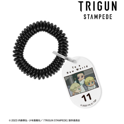 『TRIGUN STAMPEDE』ヴァッシュ&ナイヴズ&レム ゆるコマ ロッカーキー風アクリルキーホルダー