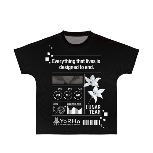 『NieR:Automata Ver1.1a』2B Ani-Art BLACK LABEL フルグラフィックTシャツユニセックス【202609再販】