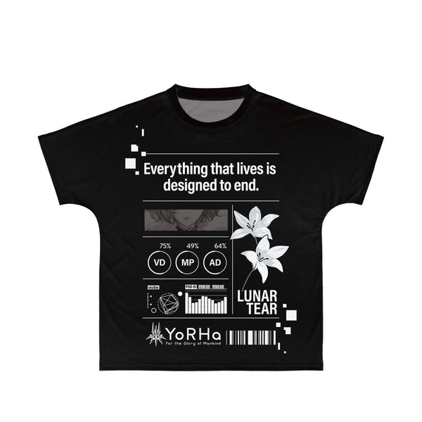 『NieR:Automata Ver1.1a』2B Ani-Art BLACK LABEL フルグラフィックTシャツユニセックス【202609再販】