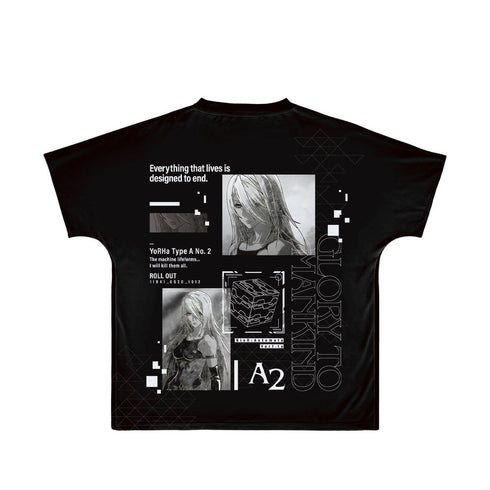 『NieR:Automata Ver1.1a』A2 Ani-Art BLACK LABEL フルグラフィックTシャツユニセックス【202609再販】