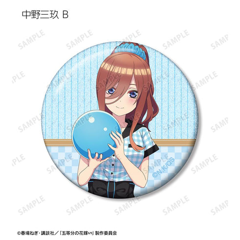 『五等分の花嫁∽』描き下ろし ボウラーガールver. トレーディンググリッター缶バッジ(単位/BOX)