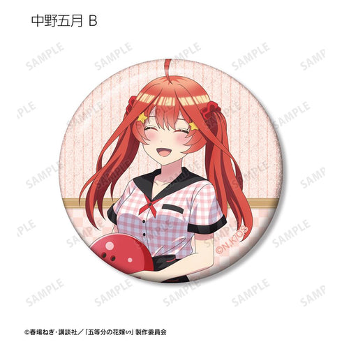 『五等分の花嫁∽』描き下ろし ボウラーガールver. トレーディンググリッター缶バッジ(単位/BOX)