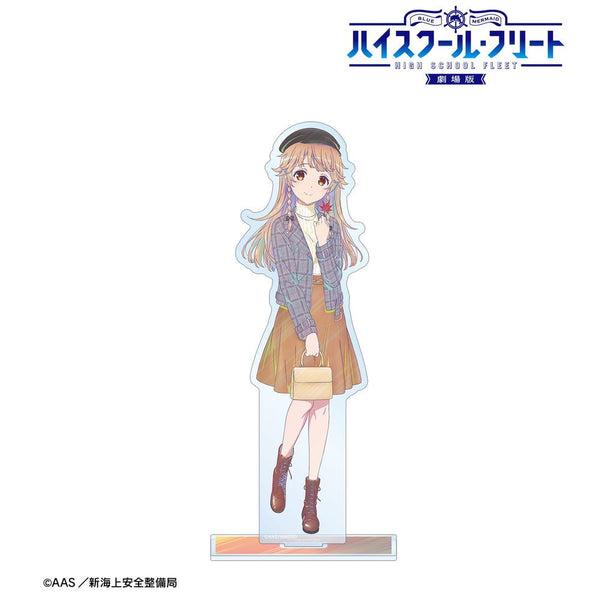 《高中舰队》全新绘制 纳沙·幸子 赏红叶版 Ani-Art clear label 第2弹 BIG亚克力立牌【202609再版】
