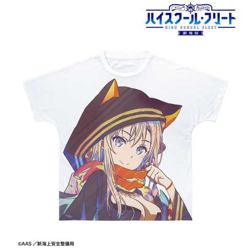 『ハイスクール・フリート』描き下ろし ヴィルヘルミーナ ハロウィンver. Ani-Art clear label 第2弾 フルグラフィックTシャツユニセックス【202609再販】