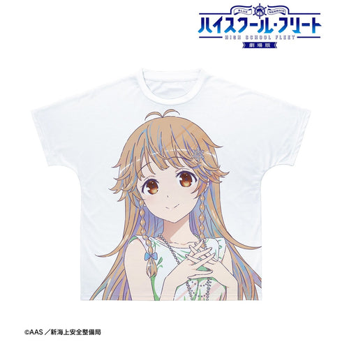 『ハイスクール・フリート』描き下ろし 納沙 幸子 パーティードレスver. Ani-Art clear label 第2弾 フルグラフィックTシャツユニセックス【202609再販】