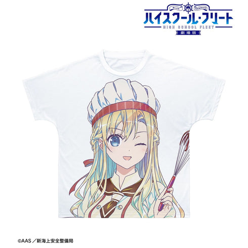 『ハイスクール・フリート』描き下ろし ヴィルヘルミーナバレンタインver. Ani-Art clear label 第2弾 フルグラフィックTシャツユニセックス【202609再販】