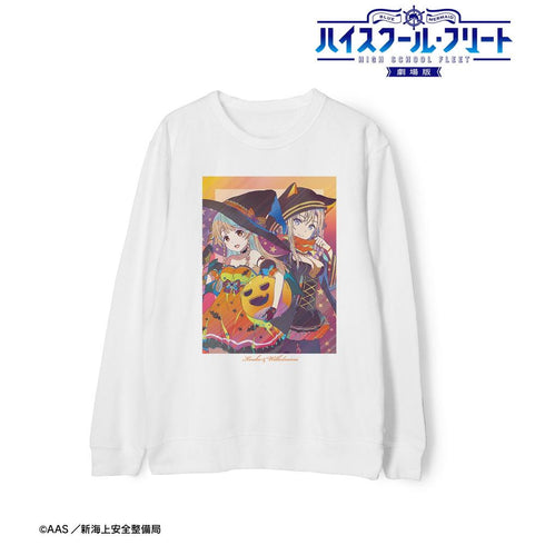 『ハイスクール・フリート』描き下ろし 納沙 幸子&ヴィルヘルミーナ ハロウィンver. Ani-Art clear label 第2弾 トレーナーメンズ【202603再販】