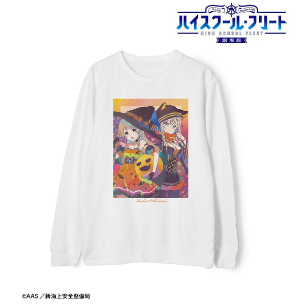 『ハイスクール・フリート』描き下ろし 納沙 幸子&ヴィルヘルミーナ ハロウィンver. Ani-Art clear label 第2弾 トレーナーレディース【202609再販】