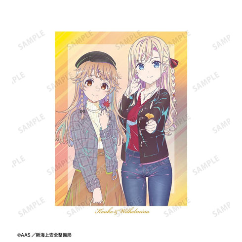 『ハイスクール・フリート』描き下ろし 納沙 幸子&ヴィルヘルミーナ 紅葉狩りver. Ani-Art clear label 第2弾 トレーナーメンズ【202603再販】