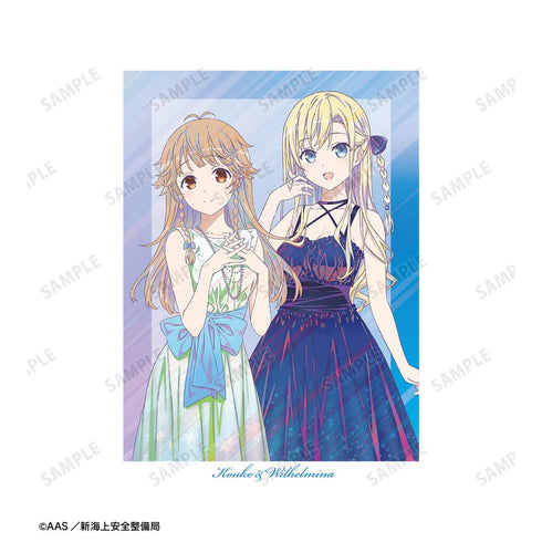 『ハイスクール・フリート』描き下ろし 納沙 幸子&ヴィルヘルミーナ パーティードレスver. Ani-Art clear label 第2弾 トレーナーレディース
