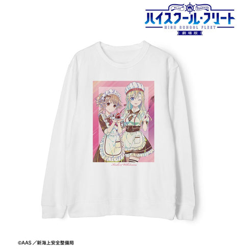 『ハイスクール・フリート』描き下ろし 納沙 幸子&ヴィルヘルミーナ バレンタインver. Ani-Art clear label 第2弾 トレーナーレディース
