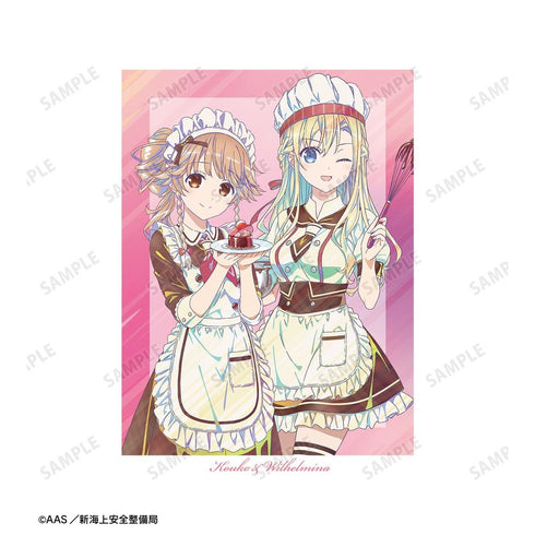 『ハイスクール・フリート』描き下ろし 納沙 幸子&ヴィルヘルミーナ バレンタインver. Ani-Art clear label 第2弾 トレーナーレディース【202603再販】