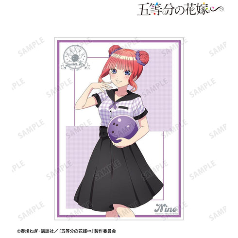 『五等分の花嫁∽』描き下ろし 中野二乃 ボウラーガールver. A3マット加工ポスター