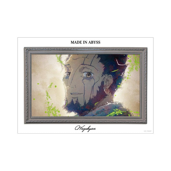 『メイドインアビス 烈日の黄金郷』ワズキャン grunge CANVAS A3マット加工ポスター【202512再販】