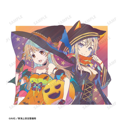『ハイスクール・フリート』描き下ろし 納沙 幸子&ヴィルヘルミーナ ハロウィンver. Ani-Art clear label 第2弾 キャンバスボード【202603再販】