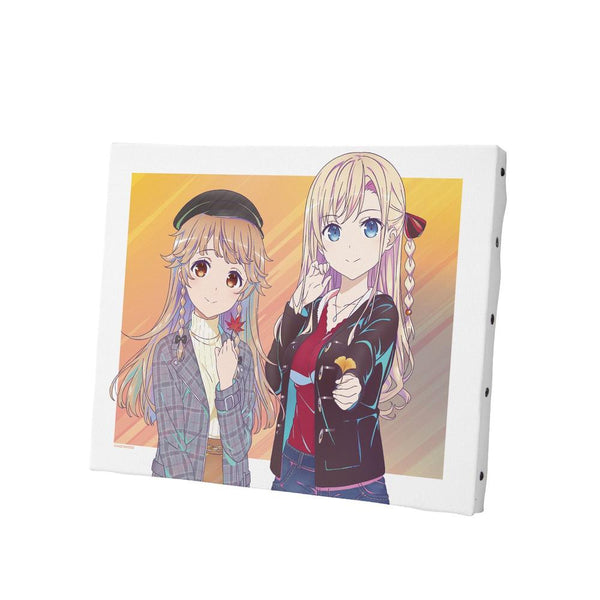 『ハイスクール・フリート』描き下ろし 納沙 幸子&ヴィルヘルミーナ 紅葉狩りver. Ani-Art clear label 第2弾 キャンバスボード【202609再販】