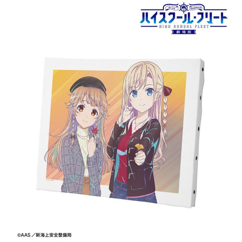 『ハイスクール・フリート』描き下ろし 納沙 幸子&ヴィルヘルミーナ 紅葉狩りver. Ani-Art clear label 第2弾 キャンバスボード【202603再販】