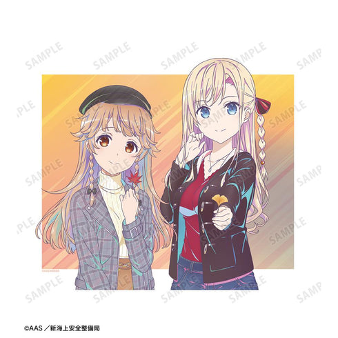 『ハイスクール・フリート』描き下ろし 納沙 幸子&ヴィルヘルミーナ 紅葉狩りver. Ani-Art clear label 第2弾 キャンバスボード