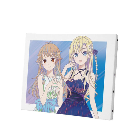 『ハイスクール・フリート』描き下ろし 納沙 幸子&ヴィルヘルミーナ パーティードレスver. Ani-Art clear label 第2弾 キャンバスボード【202603再販】