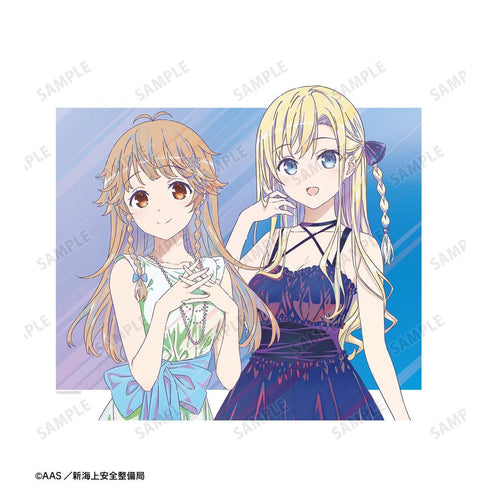 『ハイスクール・フリート』描き下ろし 納沙 幸子&ヴィルヘルミーナ パーティードレスver. Ani-Art clear label 第2弾 キャンバスボード【202603再販】