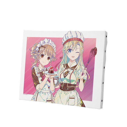 『ハイスクール・フリート』描き下ろし 納沙 幸子&ヴィルヘルミーナ バレンタインver. Ani-Art clear label 第2弾 キャンバスボード【202603再販】