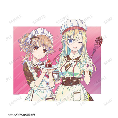 『ハイスクール・フリート』描き下ろし 納沙 幸子&ヴィルヘルミーナ バレンタインver. Ani-Art clear label 第2弾 キャンバスボード【202603再販】