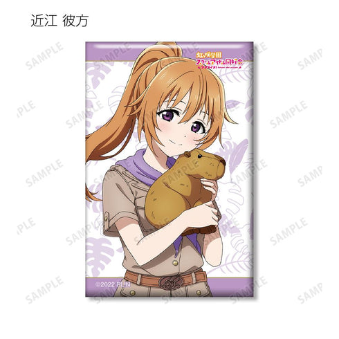 『ラブライブ!虹ヶ咲学園スクールアイドル同好会』東武動物公園コラボ 描き下ろし サファリルックver. トレーディングスクエア缶バッジ(単位/BOX)【202505再販】